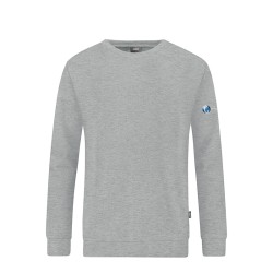 Sweat Organic hellgrau meliert