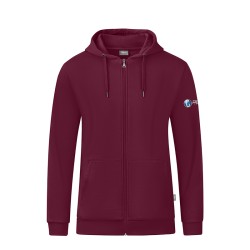 Kapuzenjacke Organic maroon