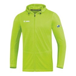 Kapuzenjacke Run 2.0 neongrün