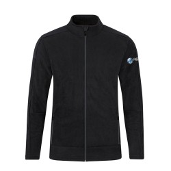 Fleecejacke schwarz/anthrazit