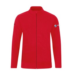 Fleecejacke rot/weinrot